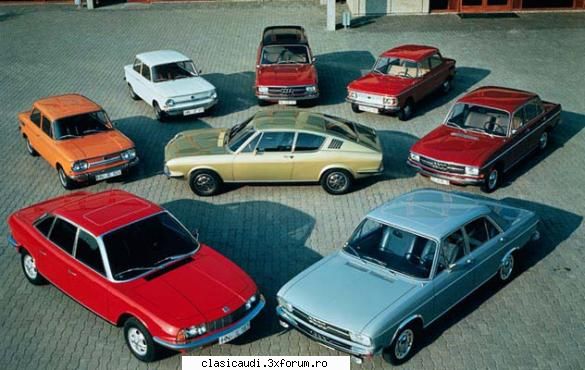 istoria audi martie 1969 nsu ag, preluate putin timp inainte vw, fuzionat auto union gmbh din