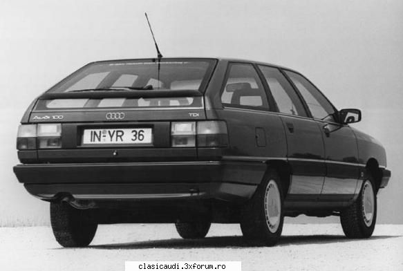 1989 audi 100
2.5 tdi istoria audi