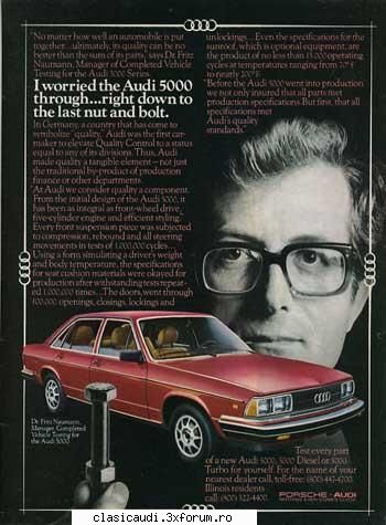 audi 5000 ... hystory