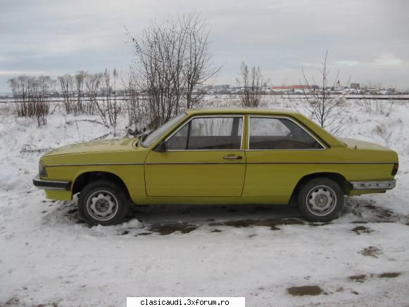 vand audi 100 coupe usi) 1980 model rar. complet. multe piese schimb bonus. motor 1.6, momentan dat