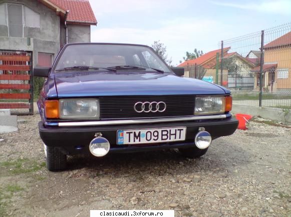 buna tuturor. ma laud si eu cu audi 80 din 1980 1,6 benzina 70cp sper sa va placa :d
  audi 80 1980