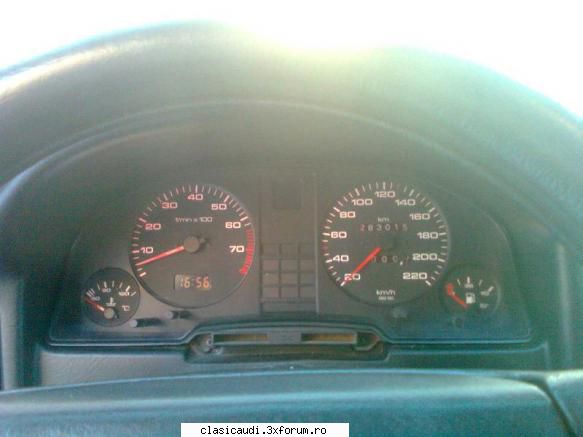 ceasurile montate pe masina! audi 80 b3 1.6 benzina!