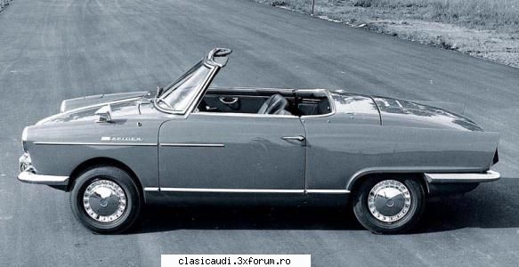 modelul cu doua locuri de la standul nsu a fost senzatia targului iaa din frankfurt 1963. numele