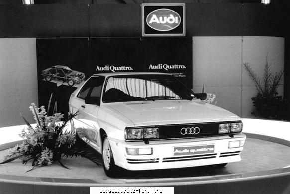 Istoria Audi - 1980 Audi 80 coupe quattro - Istoria marcii Audi