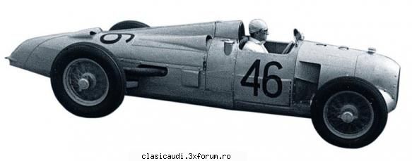auto union a obtinut cel mai important impuls de prin succesele unei masini de curse, la baza careia
