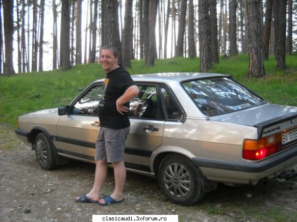 se vede pemine ce mandru sunt de ea ...... :nod: audi 80 b2 1.6d 1986